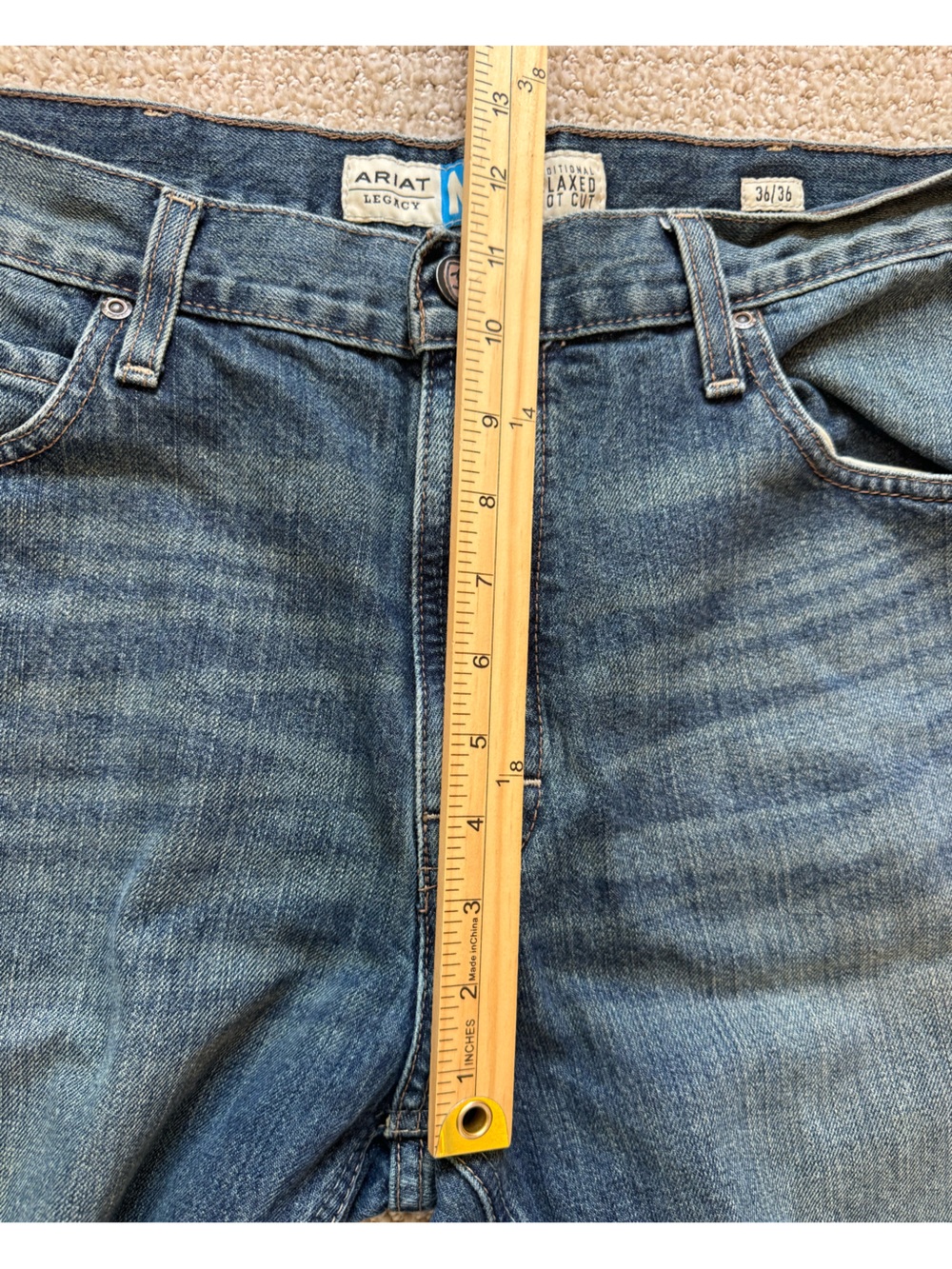 Ariat Legacy M2 Traditional relaxed boot cut jeans - Picture 9 of 11